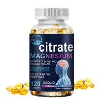 Magnesiumcitrat 120 Kapseln Hochdosiert Magnesium Citrat 1000Mg Komplex Vegan