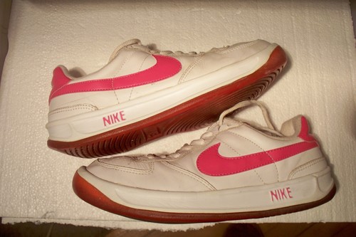 Vintage 2003 Nike Ace' 83 Sneakers Women Size 11 304733-162 White / Pink - Picture 12 of 13