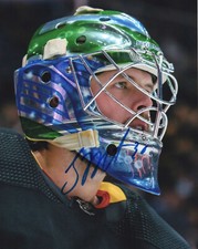 Vancouver Canucks Spencer Martin Signed Autographed 8x10 NHL Photo COA #3