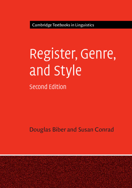 Register, Genre, and Style Biber Conrad Paperback Cambridge University Press 2e