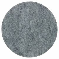 12Er Set Filz-Untersetzer Rund Grau I FüR GeträNke, GläSer, Becher, Tassen, & Co