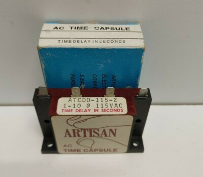 NEW OLD STOCK! ARTISAN 115V 1-10 SEC TIME DELAY MODULE ATCD0-115-2