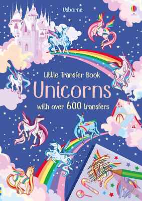 Usborne - Little transfer books unicorns