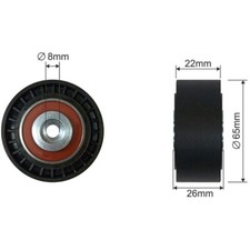 NTY Spannrolle Keilrippenriemen passend für Mercedes-Benz A-Klasse W168