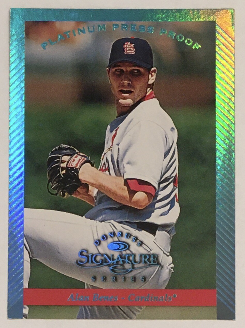 1997 Donruss Signature Platinum Press Proofs - Alan Benes - #27 - NrMt