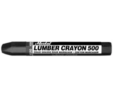 Markal 500 Lumber Crayon Clay Based Marker - Black ( Pack of 12) 🇺🇸