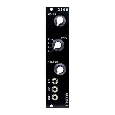 TAKAAB D308 - Vintage Distortion Eurorack Synthesizer Modul. Basierend auf Proco Ratte