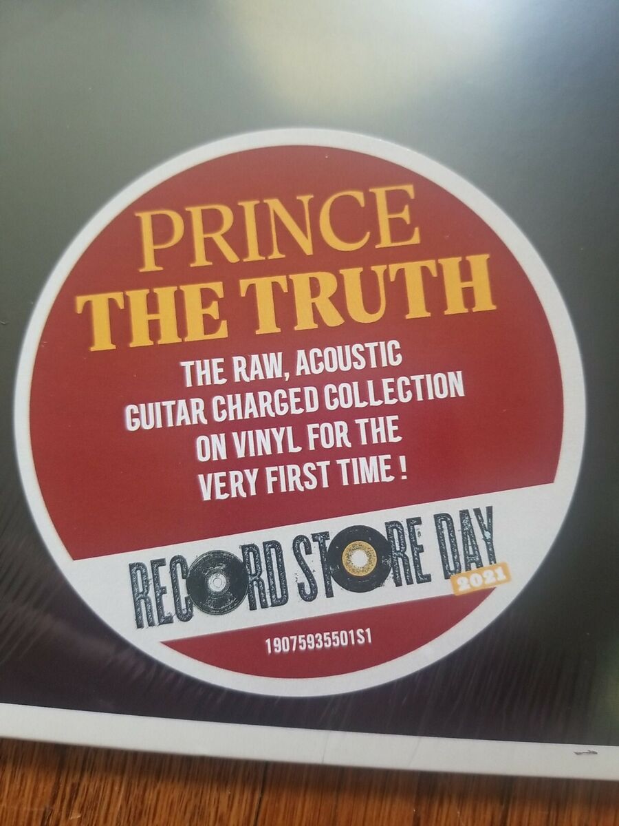 Prince RSD Vinyl LP The Truth Record Store Day 2021 SEALED Prince RSD Vinyl LP The Truth Record Store Day 2021 SEALED