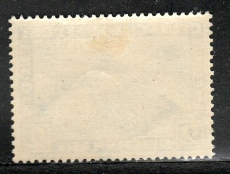 Sello 1928 SC #36 2 marcos azul brillante Zepplin Deutsche Luftpost, MVLH-VF. Foto 2 de 2