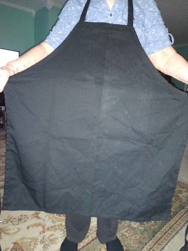 Uncommon Threads Classic Adjustable Bib Apron in Black NICE 20 - Picture 3 of 6