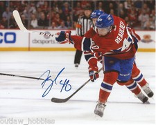 Montreal Canadiens Nathan Beaulieu Signed Autographed 8x10 COA A