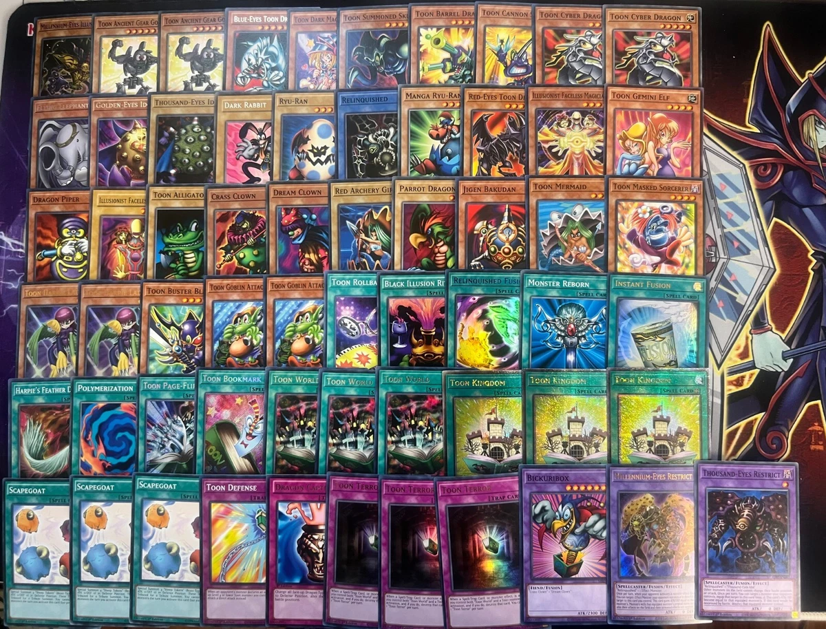 toon deck yugioh 2017 Amazon.com: Yu-Gi-Oh! Yugioh Complete Toon Deck Tournament Ready! Kingdom  Black Luster Soldier Dark Magician Blue-Eyes Red-Eyes : Toys & Games main image 1