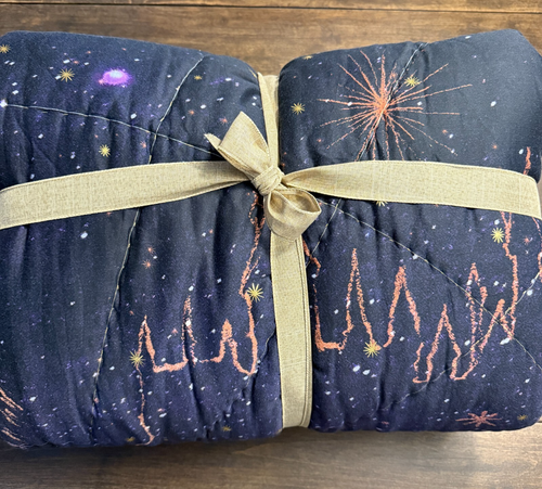 POTTERY BARN TEEN HARRY POTTER ASTROLOGY QUILT, FULL/QUEEN 86" SQ ~ TWILIGHT