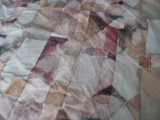 Beautiful Vtg Colorful Croscill Home Fashions 70" Floral Tablecloth