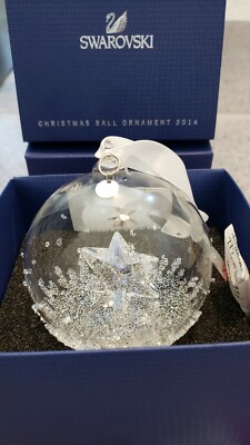Swarovski Christmas Ball 2014 Ornament Limited Crystal 5059023