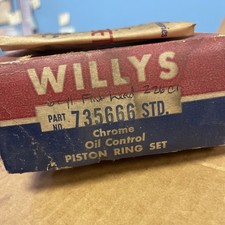 Nos Willys 6 Cylinder 226 Engine Piston Ring Set
