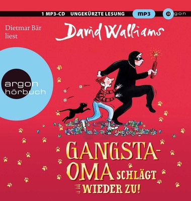 Gangsta-Oma schlägt wieder zu! David Walliams MP3 Bens Abenteuer 1 Audio-CD 2022