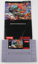 Street Fighter II 2 (Super Nintendo SNES, 1992) W/ Manual Authentic Tested!