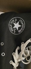 Converse Chuck Taylor All Star High Top Embroider Black Canvas Men  s 5 Women  s 7