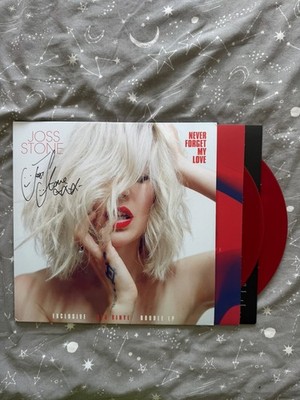 Joss Stone Signed Never Forget My Love 2LP   Red - New With Flaws