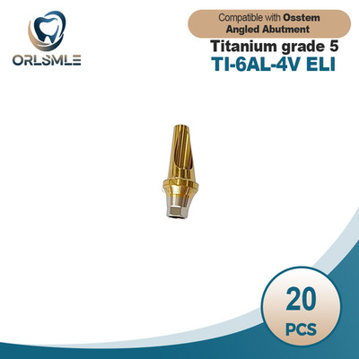 20 pcs 17 dengree Angled abutment fit to Osstem Mini/Regular Hex/Non-hex