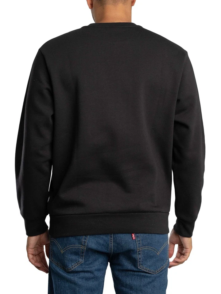 Vans Men's Left Chest Logo Sweatshirt, Black - Image 3 of 4