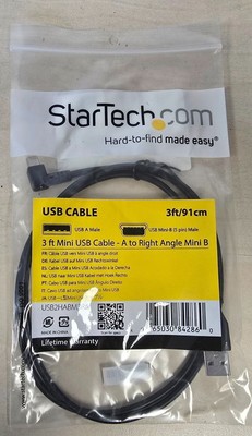 Startech.Com 3 Fuß USB-Kabel A auf rechtwinklig Mini B x5 Ref00377