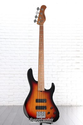 Sadowsky MetroExpress Modern Bass Guitar - Tobacco Sunburst, Maple Fingerboard