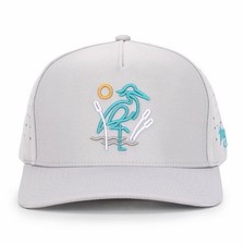 Waggle Gray Golf Hat Unisex Adults One Size C...