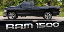 2x 2002-08 Dodge Ram 1500 Chrome Side Door Emblem Letters 2x 2002-08 Dodge Ram 1500 Chrome Side Door Emblem Letters