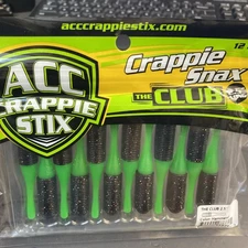 ACC 2.5” Crappie Stix Crappie Snax The Shank : Hammerhead 12 count pack