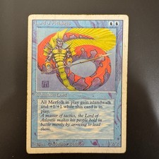 Magic The Gathering Lord of Atlantis Revised Edition HP