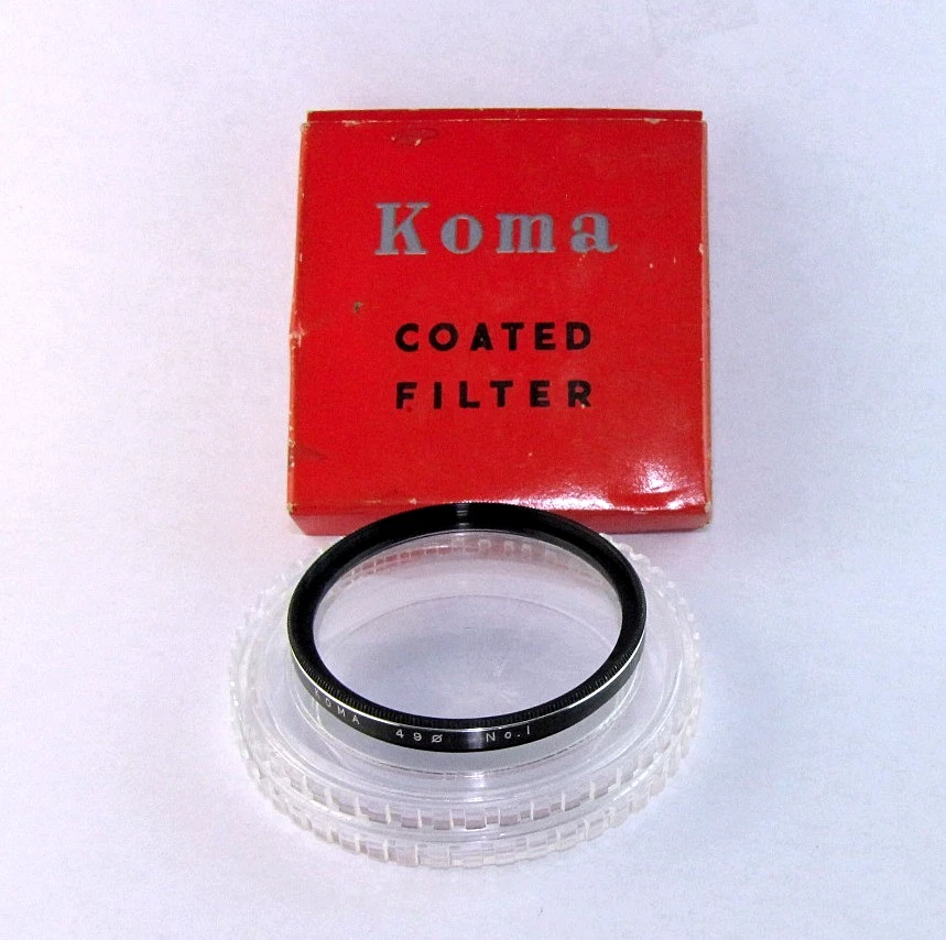 Koma 49mm Photo Filter #1 Close-Up Vintage Kowa Flex E Kowaflex Brand JAPAN +Box - Image 2 of 4