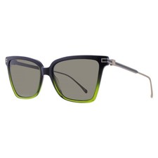 Ferragamo Green Butterfly Ladies Sunglasses SF2036S 316 56 SF2036S 316 56