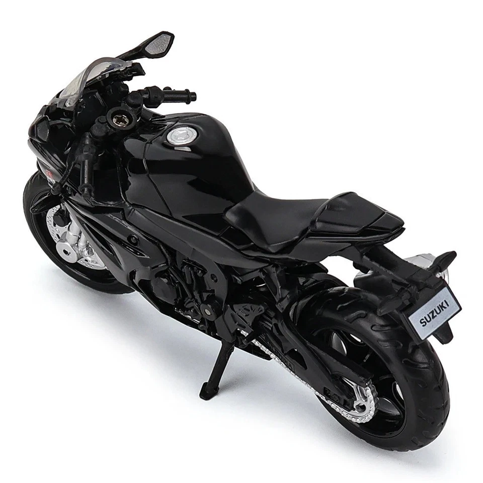 1:18 Suzuki GSX-R1000 Alloy Diecast Motorcycle Model BLACK Racing Bike Gift Toy - Image 3 of 4