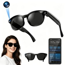 AI Smart Glasses With Camera, 8MP HD Video Recording, Real-Time Translation