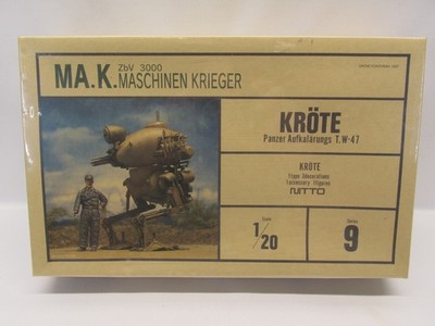 Nitto SF3D Original 1/20 Krote Model Kit #9 Ma. K - SEALED - Rare - Vintage