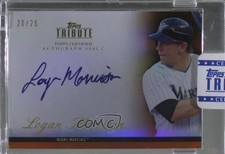2012 Topps Tribute Auto Orange 20/25 Logan Morrison #TA-LM Auto 0c2