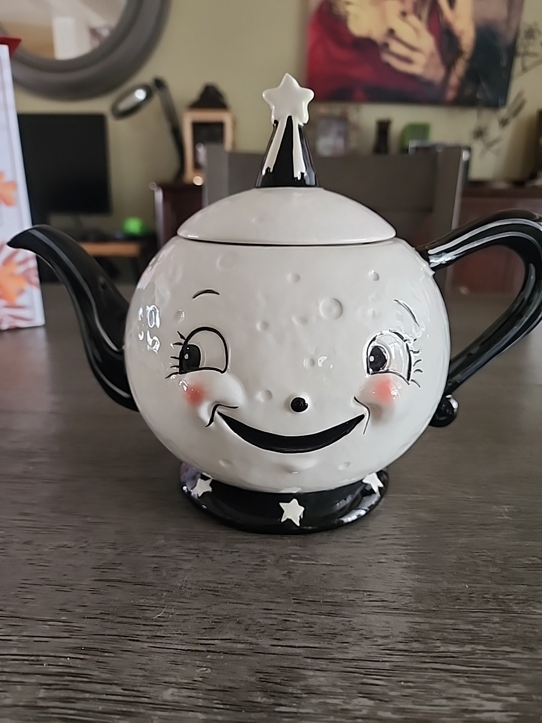 Tetera Johanna Parker Carnival Cottage Core Laughing Luna Moon retirada LEER