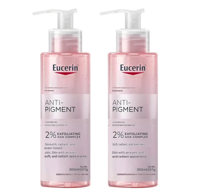 2PACK Eucerin Anti-Pigment Cleansing Gel for Hyperpigmentation 200ml Exp 11/2028