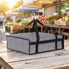 Zippered Food Transport Bag Temperature Retaining Insulated Food Bag Reinforced