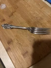 Wallace Grande Grand Baroque Sterling Silver Dinner Fork 7.5"