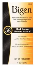 Bigen 58 Black Brown Hair Coloring Agent 0.21 Ounce Rich Natural Color