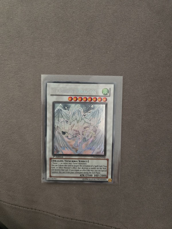 Stardust Dragon  TDGS-EN040 Ghost Rare 1st Edition Very Light Play