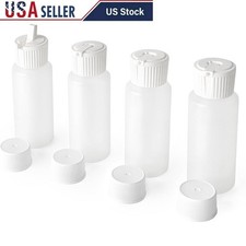 Leak Proof Squeeze Bottles Travel Friendly HDPE Dual Use Skincare Essential Oils
