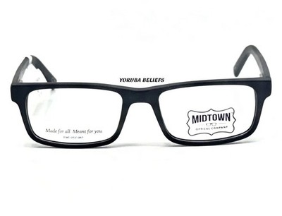 NEW Midtown Mid Fraser MBK Eyeglasses Frame 50-17-138 NWT