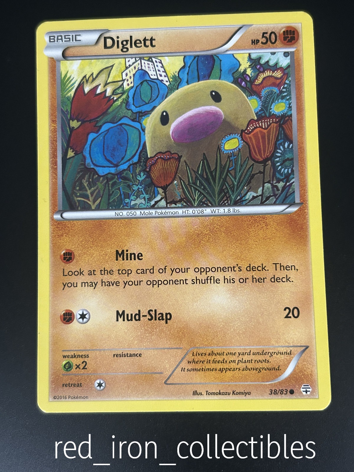Diglett 38/83 Common Generations XY Pokemon Card NM