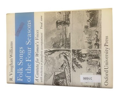Folk Songs of the Four Seasons R. Vaughan Williams 1950 Vocal Score Oxford