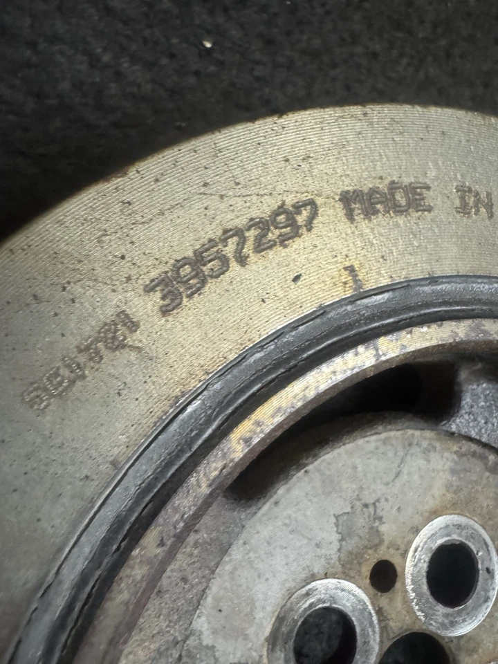 Crankshaft Pulley For 04-05 Dodge Ram 2500 3500 5.9 3957297 Cummins Diesel - Image 2 of 3