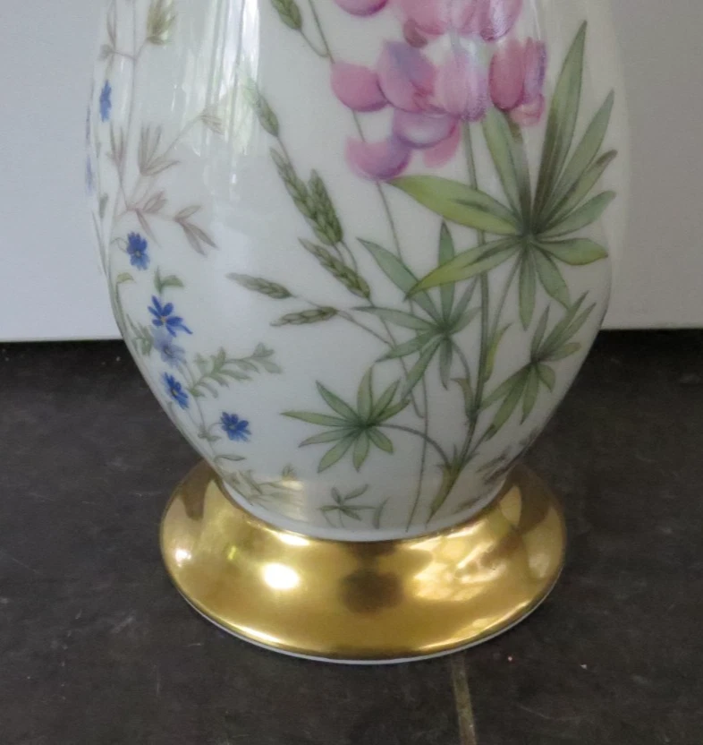 25710/ Krautheim Wiesengrund und Bergeshöhn Vase  Höhe ca. 25,5 cm - Bild 2 von 4